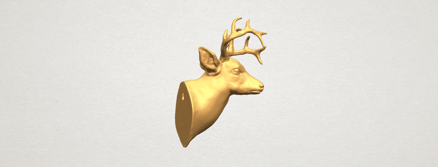 Free 3D file Deer Head 🦌・Template to download and 3D print・Cults